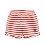Konges Slojd - Spodenki kąpielowe w paski Asnou, stripe rouge