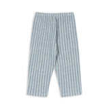 Konges Slojd - Lekkie i przewiewne spodnie Elliot, Trio Bleu Stripe