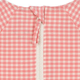Konges Slojd - Kostium kąpielowy na długi rękaw Etta, geranium pink
