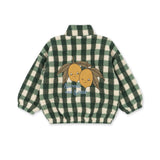 Konges Slojd - Ciepła kurtka teddy z miękką podszewką Jody, Green Check