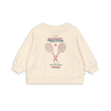 Konges Slojd - Bluza dresowa z bawełny organicznej Loupy Lou