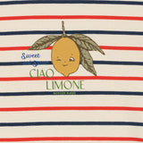 Konges Slojd - Dwuczęściowy letni komplet Famo, tricolore stripes