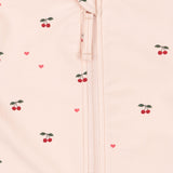 Konges Slojd - Kombinezon kąpielowy UV Merle, cherry coeur rose