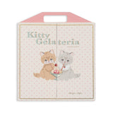 Konges Slojd - Magiczna książeczka z naklejkami, kitty gelateria