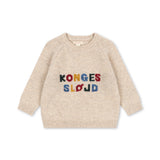 Konges Slojd - Ciepły, dzianinowy sweterek Billi, off white