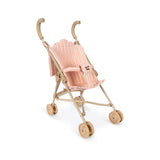 Konges Slojd - Wózek / spacerówka w zestawie z lalką Poppy, pink check