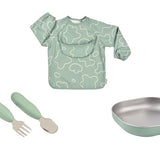 Beaba - Zestaw prezentowy First Meals 3w1, Sage green