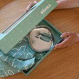 Beaba - Zestaw prezentowy First Meals 3w1, Sage green