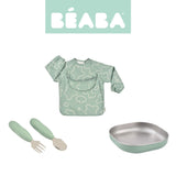Beaba - Zestaw prezentowy First Meals 3w1, Sage green