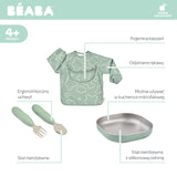 Beaba - Zestaw prezentowy First Meals 3w1, Sage green