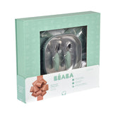 Beaba - Zestaw prezentowy First Meals 3w1, Sage green