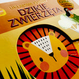 Dzikie zwierzęta. Akademia Mądrego Dziecka. Układam puzzle