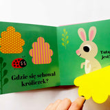 Gdzie się schował króliczek? Akademia Mądrego Dziecka. Zabawa w chowanego