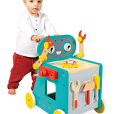 Janod - Wózek warsztat magnetyczny z narzędziami Robot Brico ‘Kids 18m+