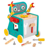 Janod - Wózek warsztat magnetyczny z narzędziami Robot Brico ‘Kids 18m+