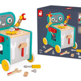Janod - Wózek warsztat magnetyczny z narzędziami Robot Brico ‘Kids 18m+