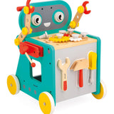 Janod - Wózek warsztat magnetyczny z narzędziami Robot Brico ‘Kids 18m+