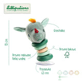 Lilliputiens - Grzechotka z przyssawką Smok Joe