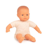 Miniland - Lalka z miękkim brzuchem, rasa europejska, 32 cm