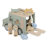 Little Dutch - Drewniany samochód sorter, safari friends