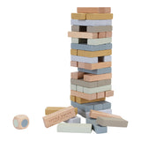Little Dutch - Gra drewniana Jenga z kostką