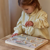 Little Dutch - Puzzle dźwiękowe, safari friends