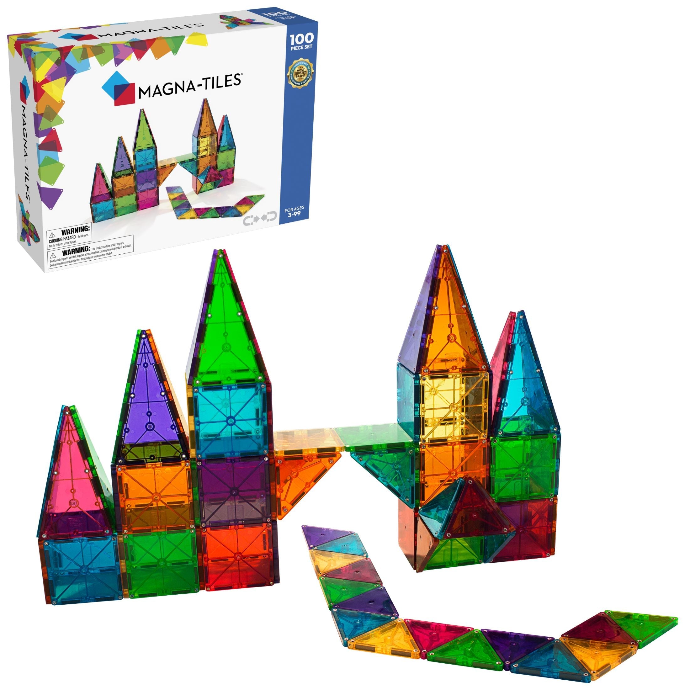 MAGNA-TILES® Klocki Magnetyczne Classic 100 el.