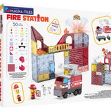 MAGNA-TILES - Klocki Magnetyczne Fire Station 50 el.