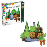 MAGNA-TILES - Klocki Magnetyczne Forest Animals 25 el.