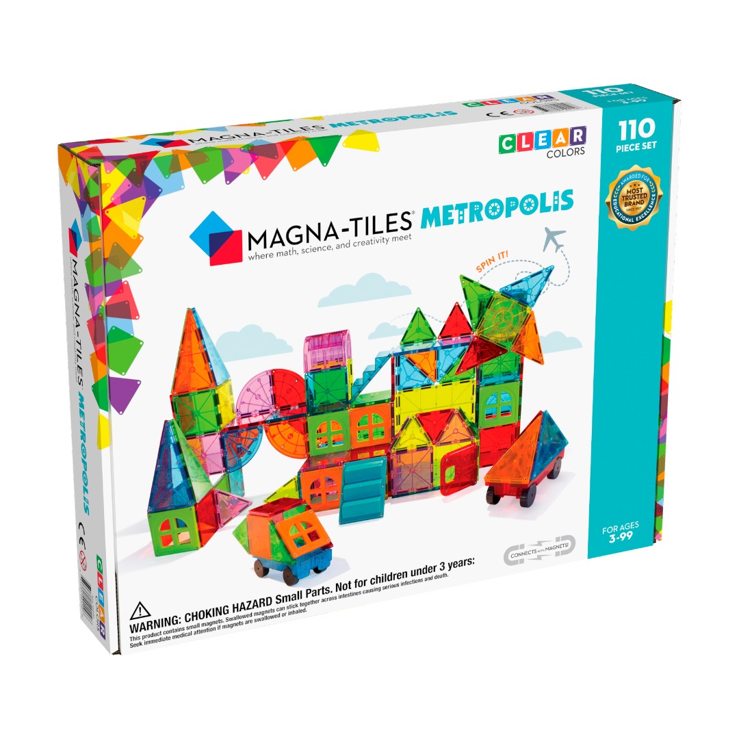 MAGNA-TILES® Klocki Magnetyczne Metropolis 110 el.