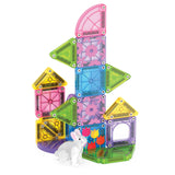 MAGNA-TILES - Klocki Magnetyczne Spring Garden Travel 24 el.
