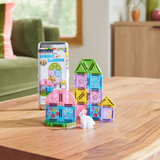 MAGNA-TILES - Klocki Magnetyczne Spring Garden Travel 24 el.