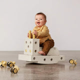 MODU - Curiosity set - Kreatywne klocki rozwijające motorykę dużą, Sand Grey / Honey Yellow