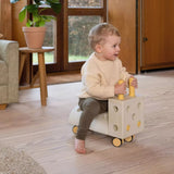 MODU - Curiosity set - Kreatywne klocki rozwijające motorykę dużą, Sand Grey / Honey Yellow