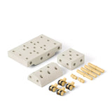 MODU - Curiosity set - Kreatywne klocki rozwijające motorykę dużą, Sand Grey / Honey Yellow
