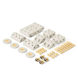 MODU - Dreamer set – Kreatywne klocki rozwijające motorykę dużą, Sand Grey / Honey Yellow