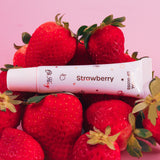 Oh Flossy - Naturalna pomadka/błyszczyk nawilżający - STRAWBERRY