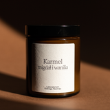 Laboratorium Dobrego Nastroju - Świeca sojowa: Karmel migdał i wanilia 180ml