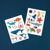 Londji - Zmywalne tatuaże dla dzieci Blue
