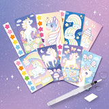 Tiger Tribe - Przenośne kolorowanki wodne, Tęczowe Niebo