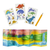 Tiger Tribe - Zestaw Artystyczny z Folią, Dinozaury