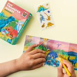 Tiger Tribe - Zestaw Artystyczny z Folią, Dinozaury