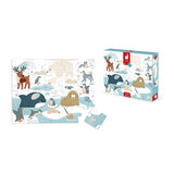 Janod - Puzzle sensoryczne dotykowe Kraina polarna