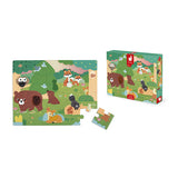Janod - Puzzle sensoryczne dotykowe Las
