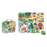 Janod - Puzzle w walizce 4 pory roku