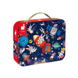Janod - Puzzle w walizce Rakieta kosmiczna 54 elementy