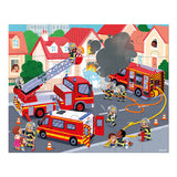 Janod - Puzzle w walizce Strażacy