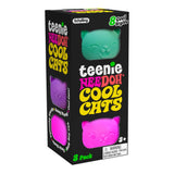 Schylling - Zestaw sensorycznych gniotków Teenie Cool Cats NeeDoh