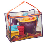 B. Toys - Zestaw akcesoriów plażowych w torbie Beach Bag, fioletowy