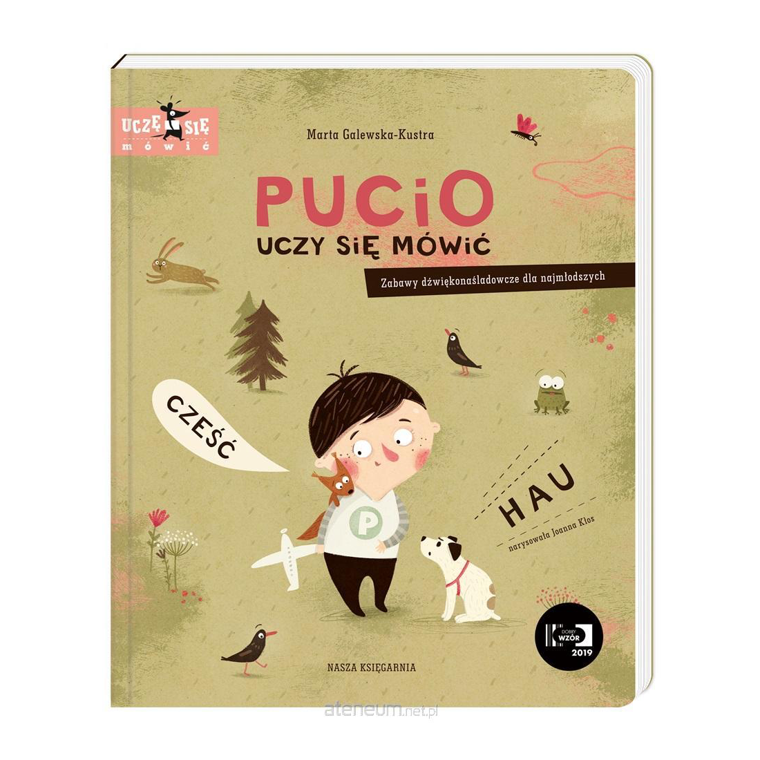 Pucio uczy się mówić. Zabawy dźwiękonaśladowcze